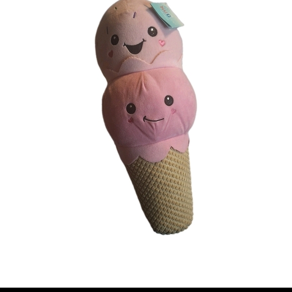 Other - Ice Cream Cone Double Scoop Plush Toy. Large 20"